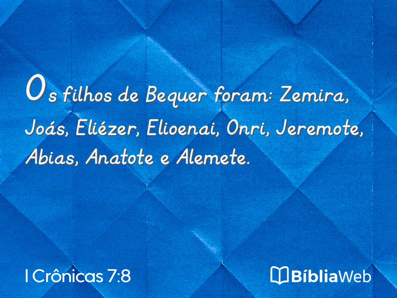 I Crônicas 7:8 em imagem para compartilhar