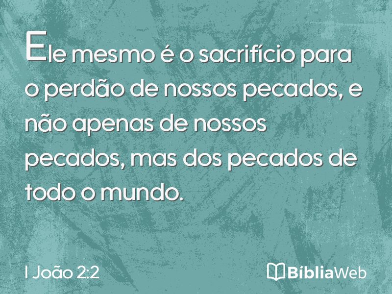 I João 2:2 em imagem para compartilhar