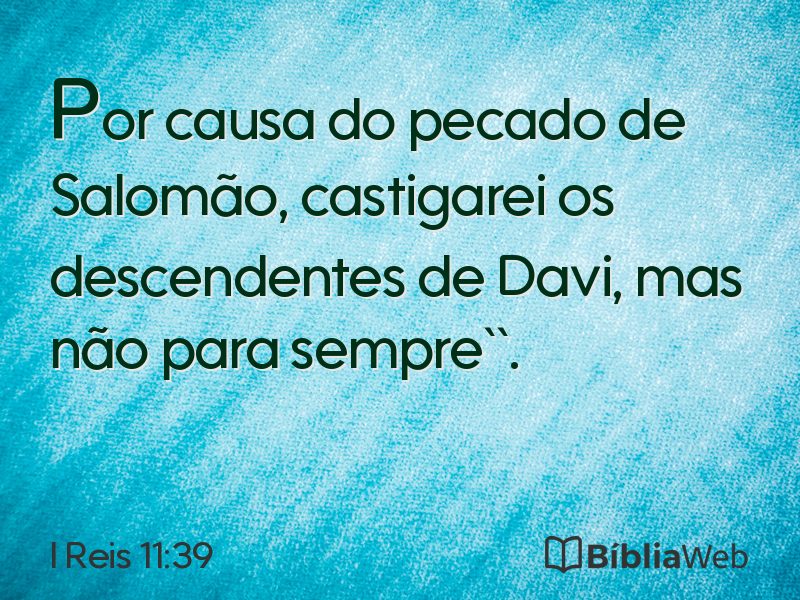 I Reis 11:39 em imagem para compartilhar