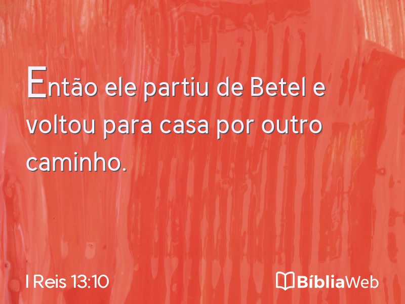 I Reis 13:10 em imagem para compartilhar