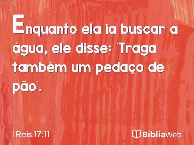 I Reis 17:11 em imagem para compartilhar