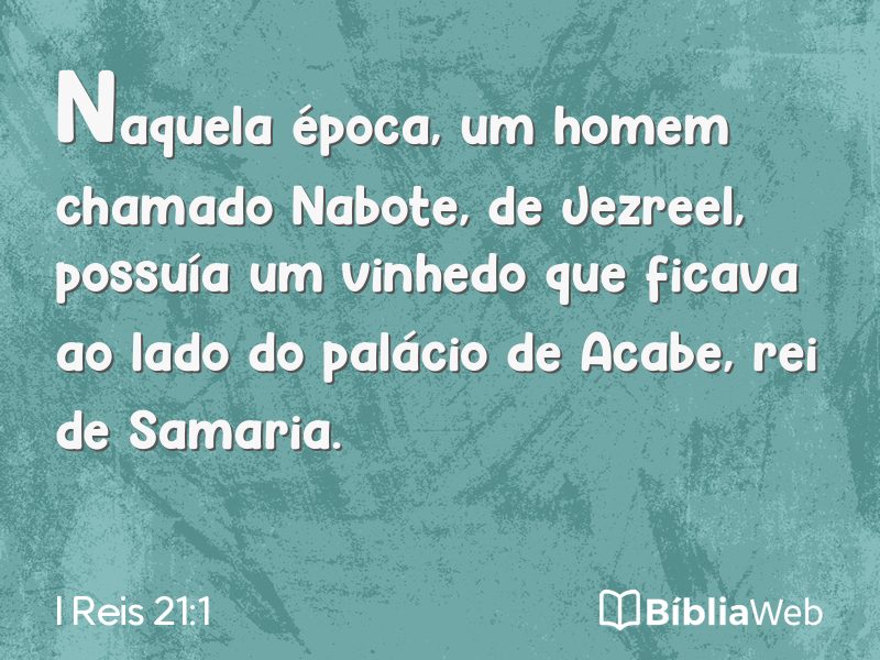 I Reis 21:1 em imagem para compartilhar