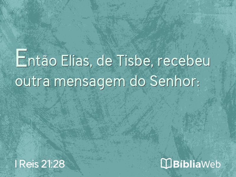 I Reis 21:28 em imagem para compartilhar