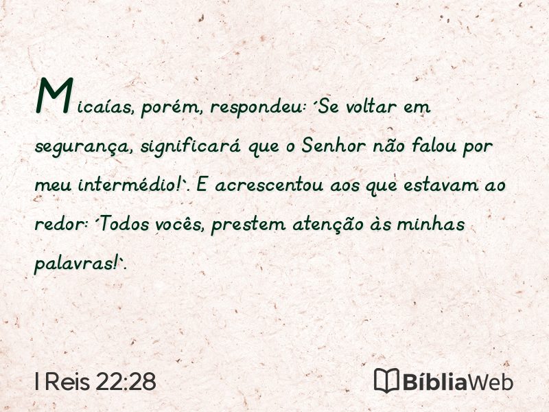 I Reis 22:28 em imagem para compartilhar