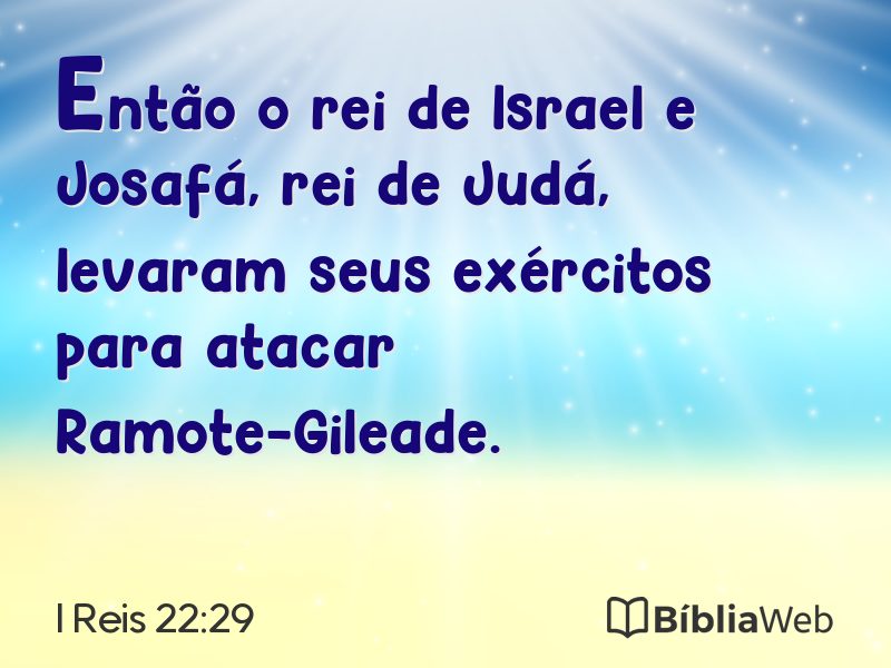 I Reis 22:29 em imagem para compartilhar