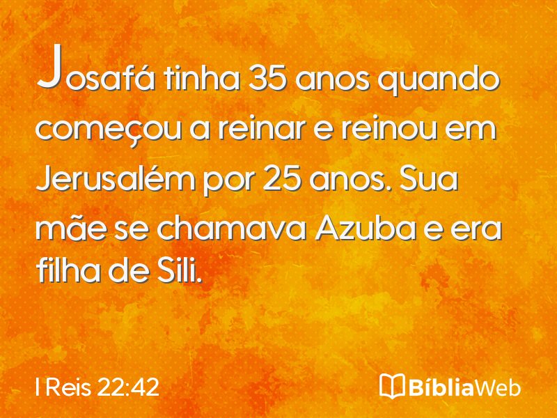 I Reis 22:42 em imagem para compartilhar