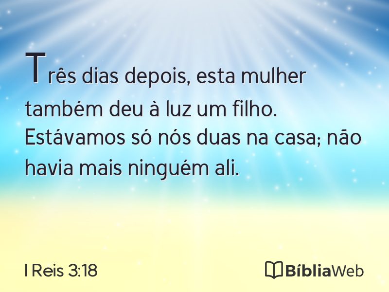 I Reis 3:18 em imagem para compartilhar