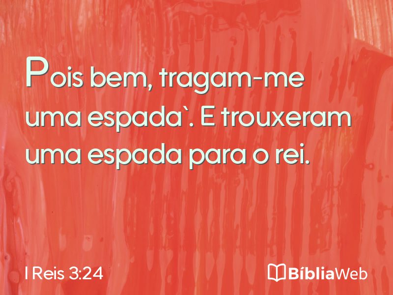 I Reis 3:24 em imagem para compartilhar