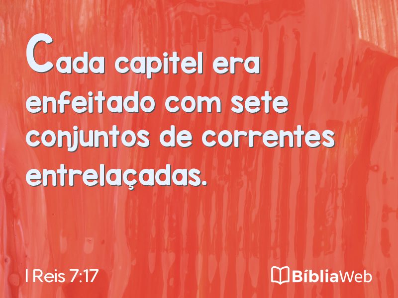 I Reis 7:17 em imagem para compartilhar