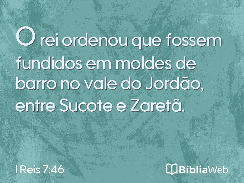 I Reis 7:46 em imagem para compartilhar