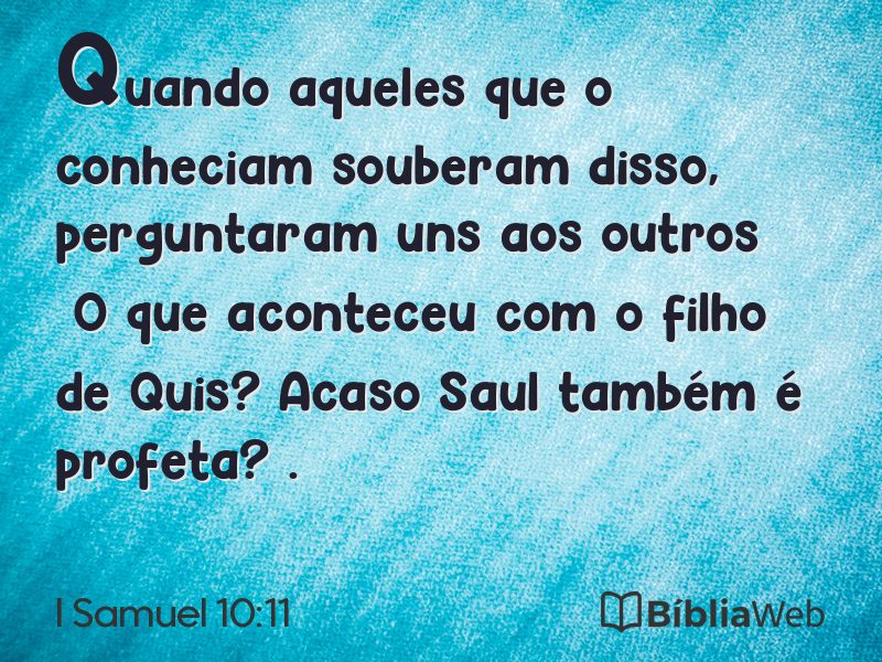 I Samuel 10:11 em imagem para compartilhar