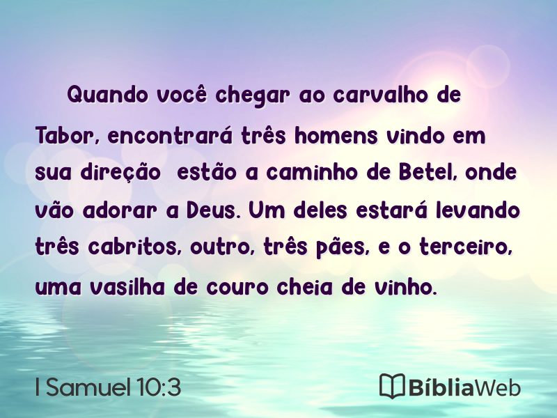 I Samuel 10:3 em imagem para compartilhar
