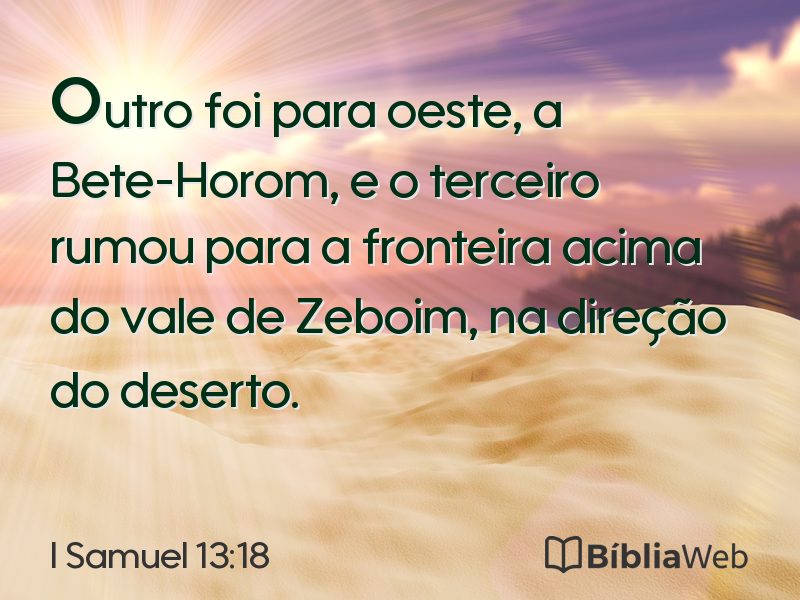 I Samuel 13:18 em imagem para compartilhar