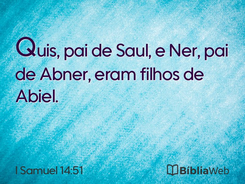 I Samuel 14:51 em imagem para compartilhar