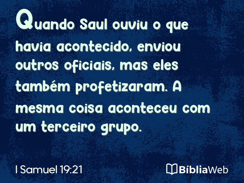 I Samuel 19:21 em imagem para compartilhar