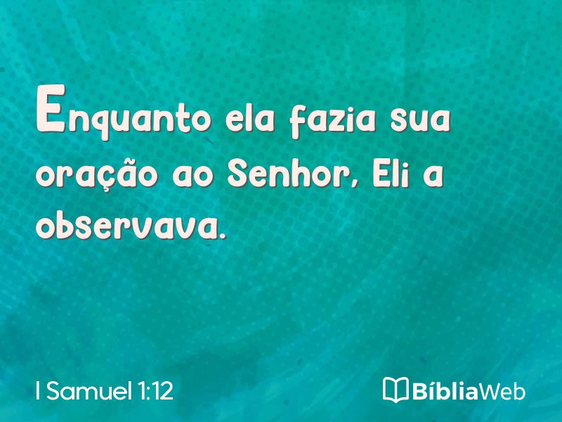 I Samuel 1:12 em imagem para compartilhar