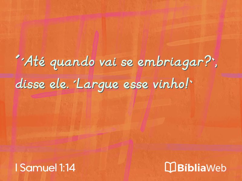 I Samuel 1:14 em imagem para compartilhar