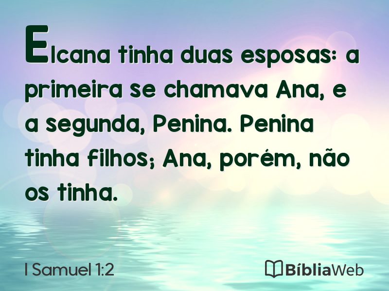 I Samuel 1:2 em imagem para compartilhar