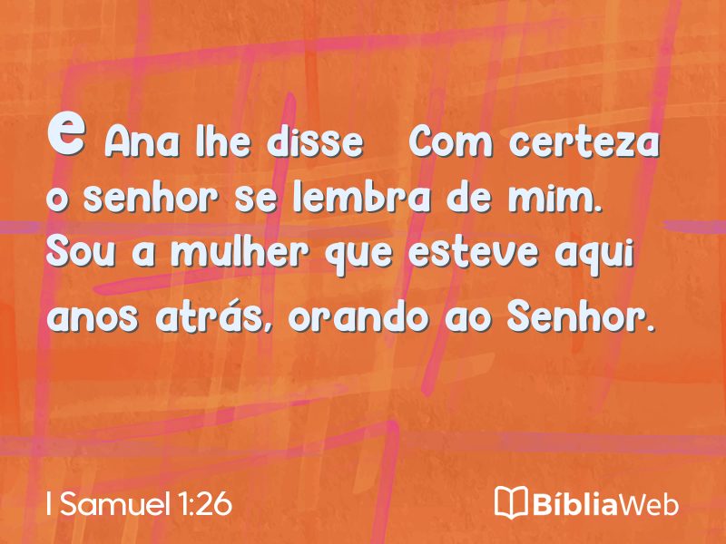 I Samuel 1:26 em imagem para compartilhar