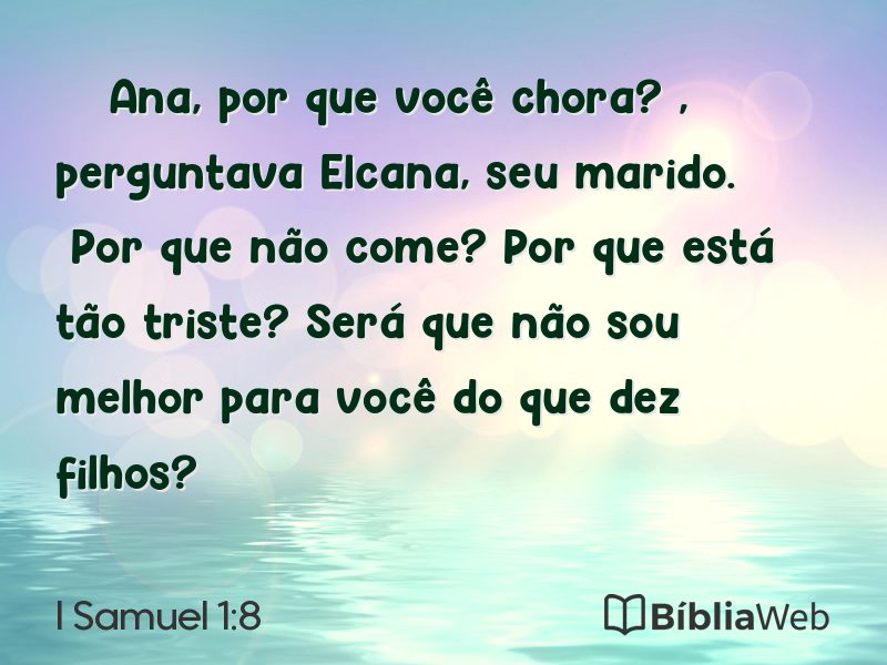 I Samuel 1:8 em imagem para compartilhar