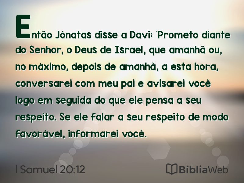I Samuel 20:12 em imagem para compartilhar