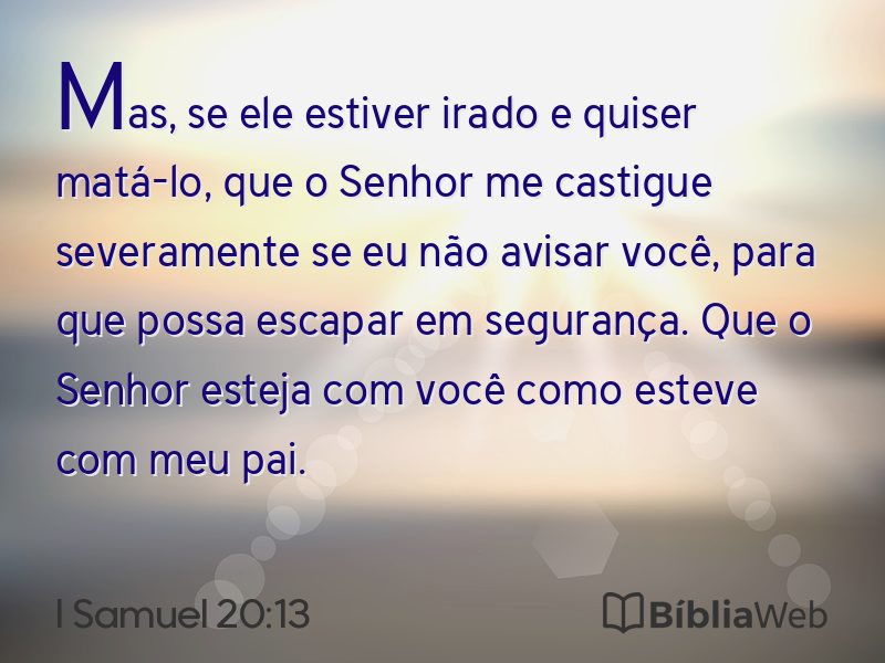 I Samuel 20:13 em imagem para compartilhar