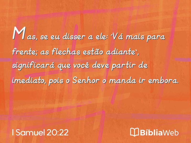 I Samuel 20:22 em imagem para compartilhar