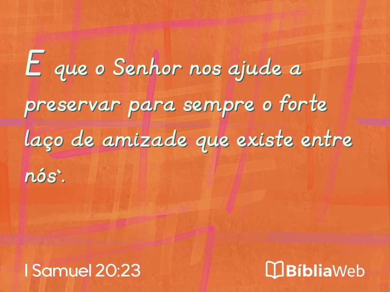 I Samuel 20:23 em imagem para compartilhar