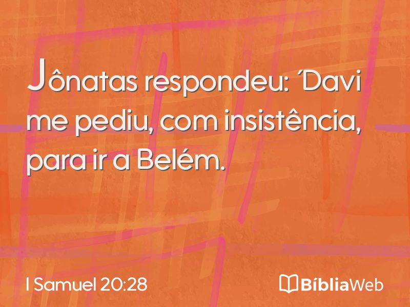 I Samuel 20:28 em imagem para compartilhar