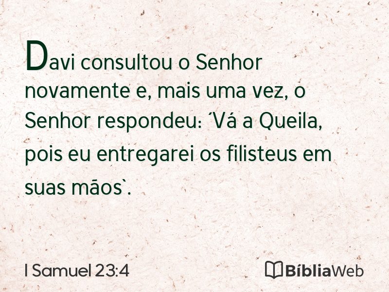 I Samuel 23:4 em imagem para compartilhar