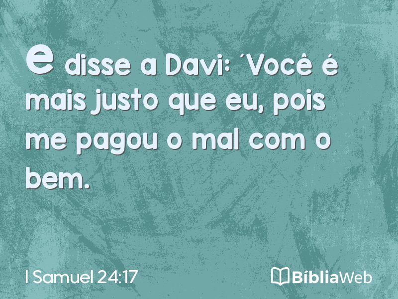 I Samuel 24:17 em imagem para compartilhar