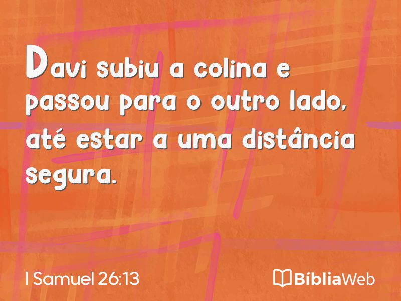 I Samuel 26:13 em imagem para compartilhar
