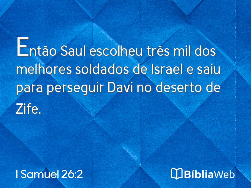 I Samuel 26:2 em imagem para compartilhar