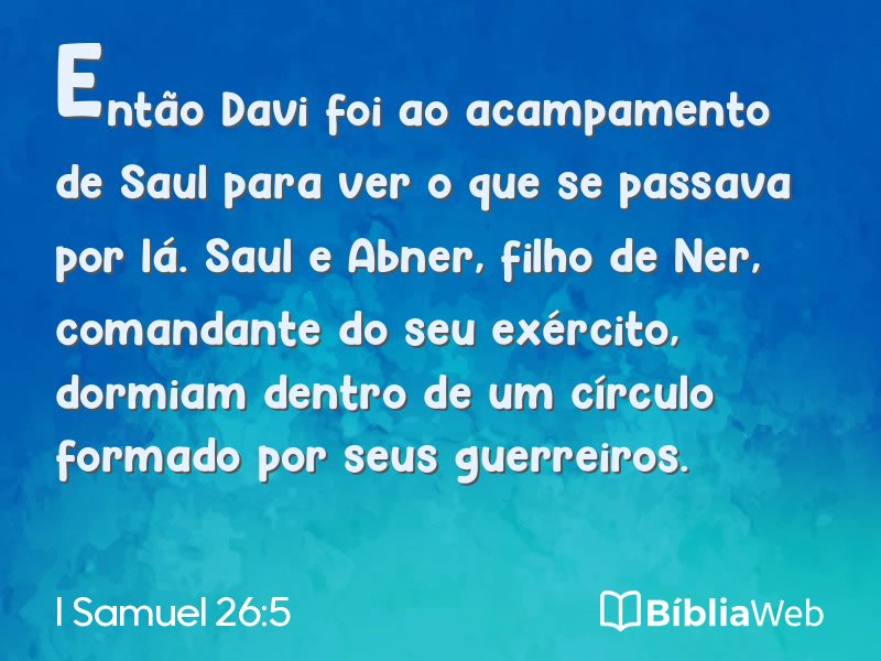 I Samuel 26:5 em imagem para compartilhar