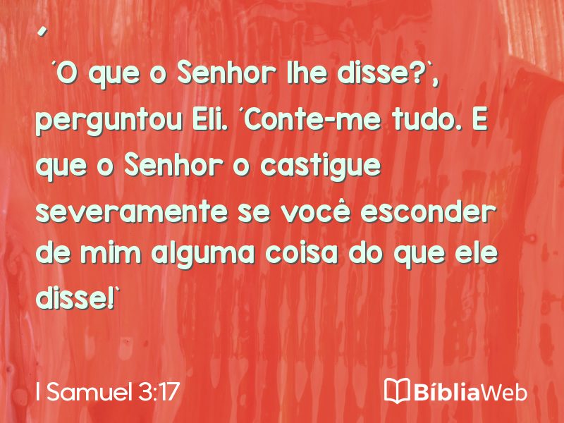 I Samuel 3:17 em imagem para compartilhar