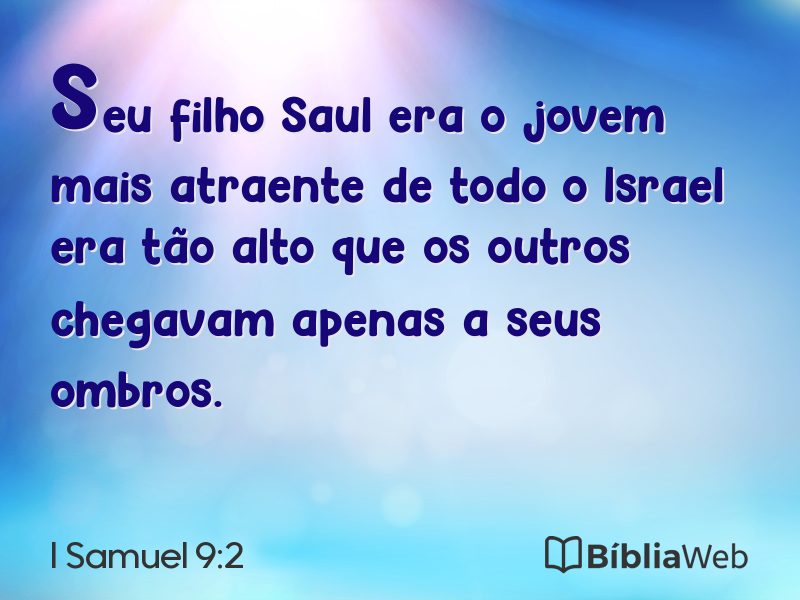 I Samuel 9:2 em imagem para compartilhar