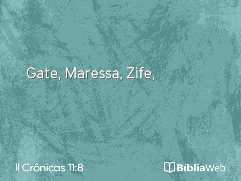II Crônicas 11:8 em imagem para compartilhar