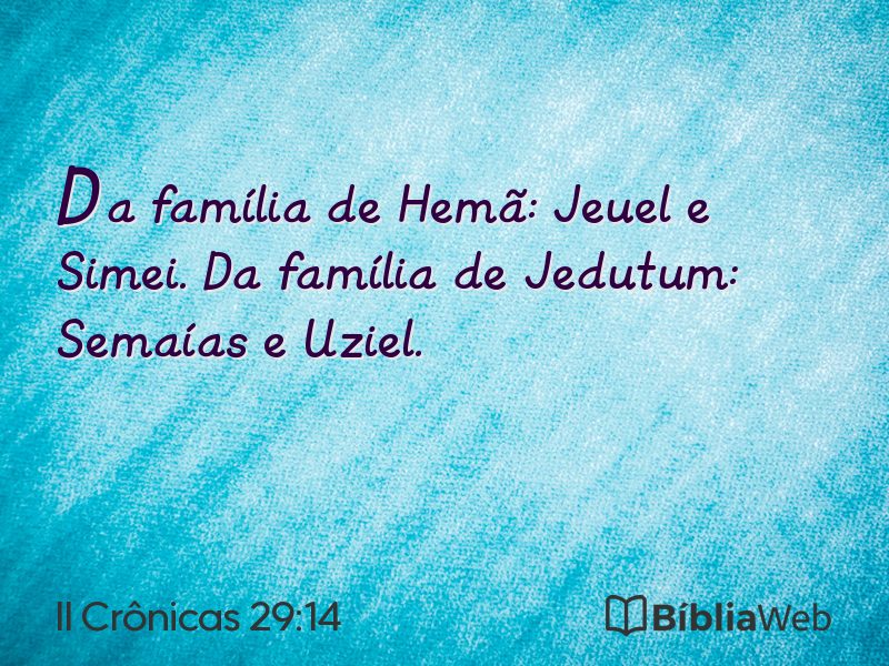 II Crônicas 29:14 em imagem para compartilhar