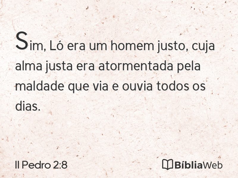 II Pedro 2:8 em imagem para compartilhar