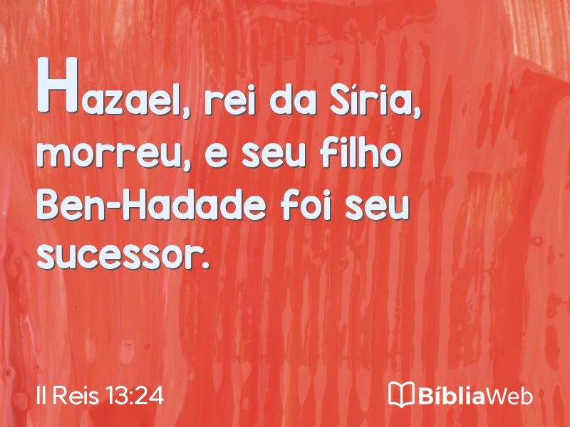 II Reis 13:24 em imagem para compartilhar