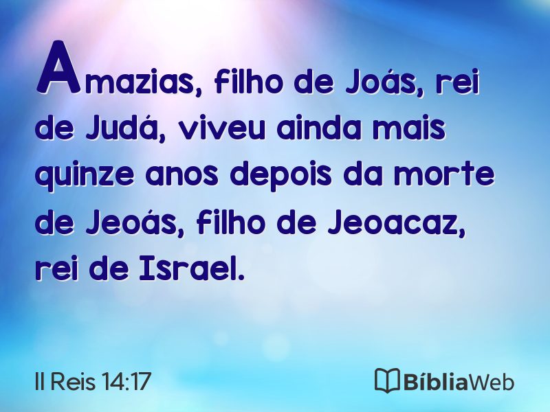 II Reis 14:17 em imagem para compartilhar