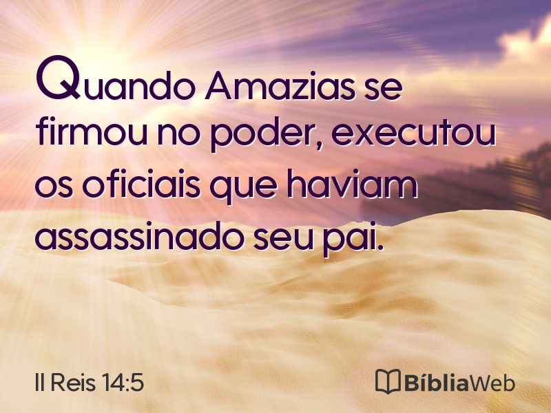 II Reis 14:5 em imagem para compartilhar