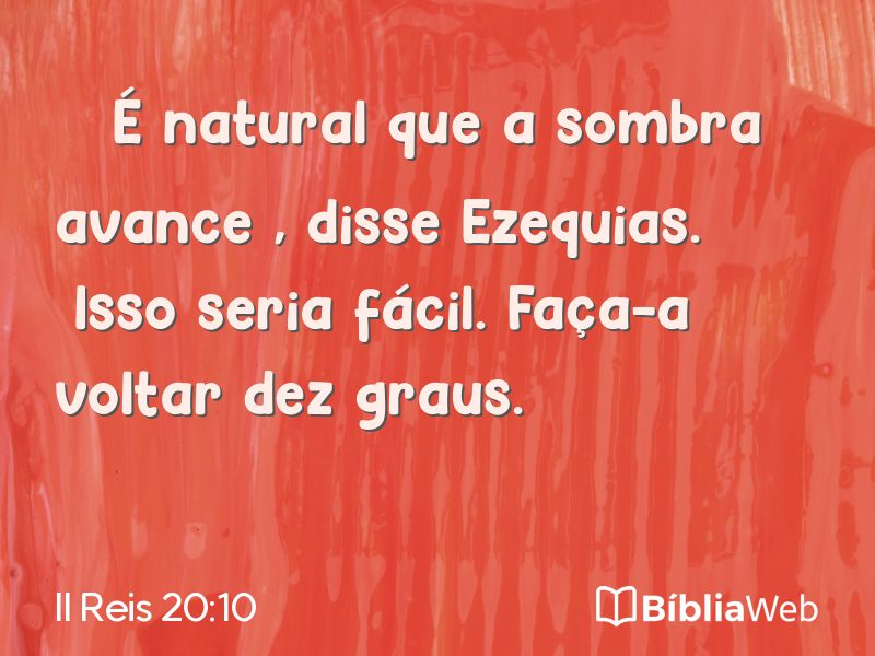 II Reis 20:10 em imagem para compartilhar