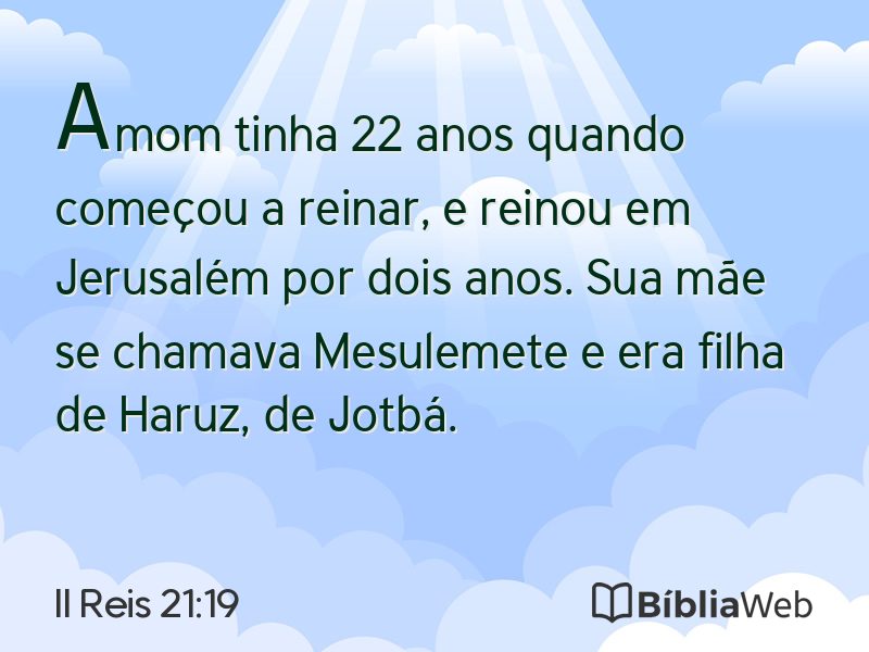 II Reis 21:19 em imagem para compartilhar
