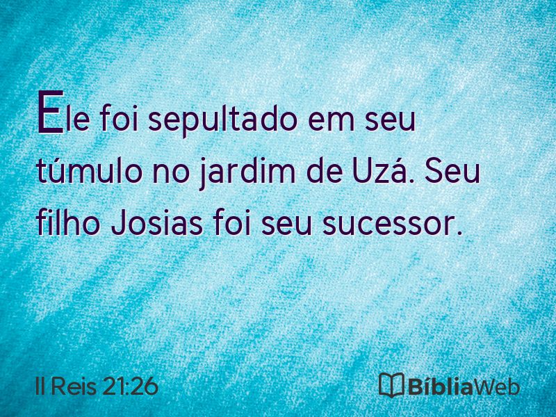 II Reis 21:26 em imagem para compartilhar
