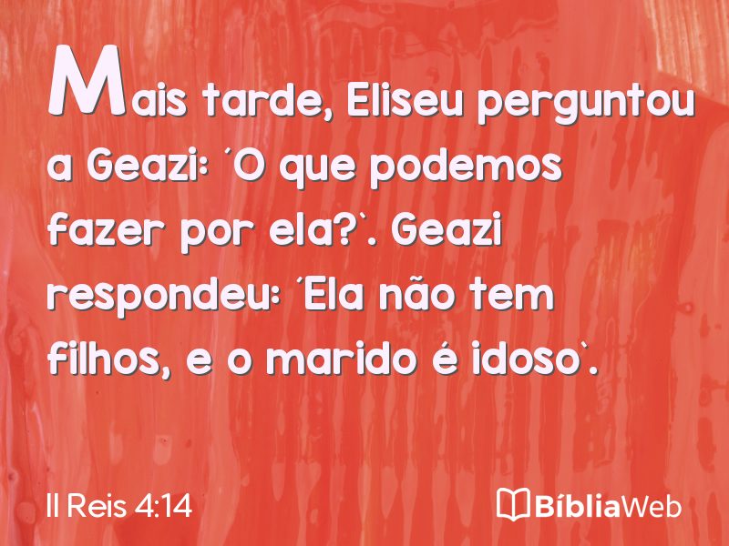 II Reis 4:14 em imagem para compartilhar