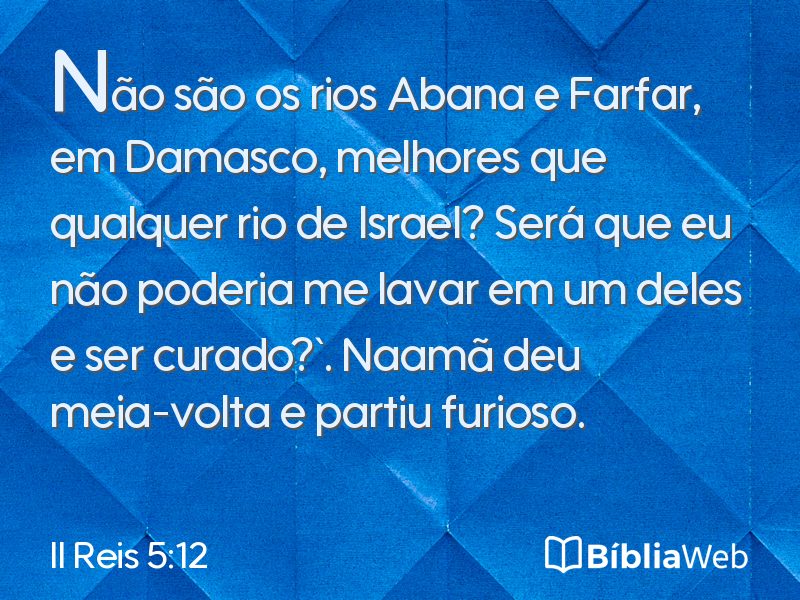 II Reis 5:12 em imagem para compartilhar
