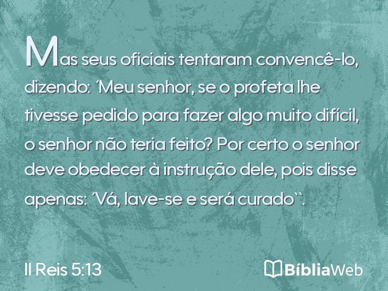 II Reis 5:13 em imagem para compartilhar
