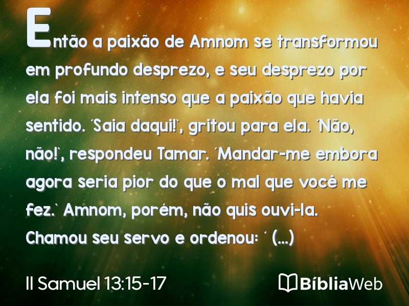 II Samuel 13:15-17 em imagem para compartilhar