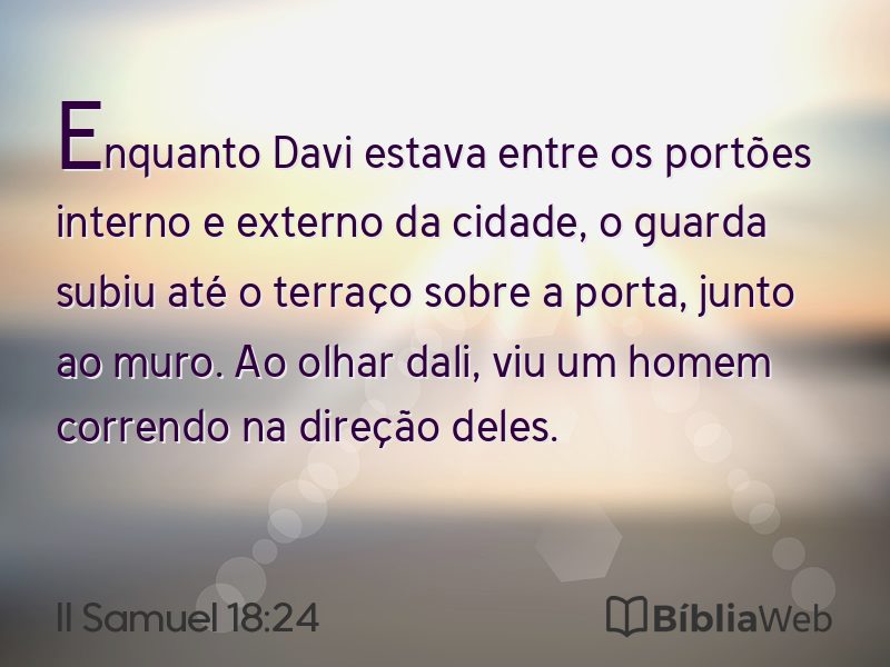 II Samuel 18:24 em imagem para compartilhar